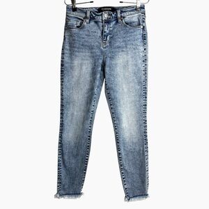 Liverpool Abby Crop Skinny Jeans Women’s Size 6 28” x 26” Emmett Blue